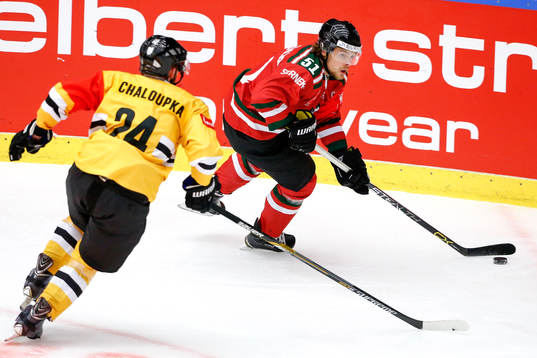 Litvinovs Petr Chaloupka och Frölundas Mats Rosseli Olsen
