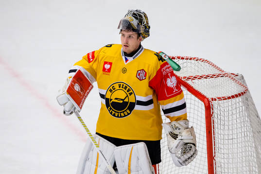 Litvinovs målvakt Michael Petrasek