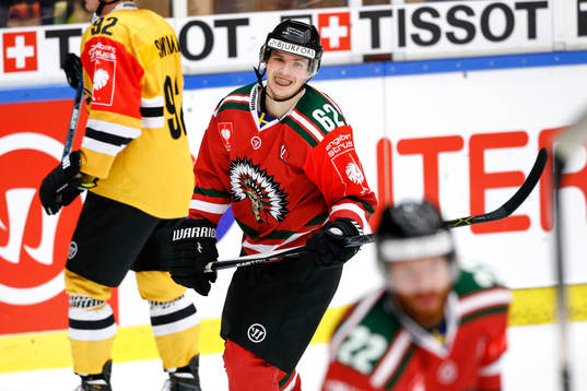 Frölundas Artturi Lehkonen jublar