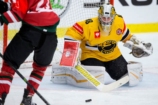 Litvinovs målvakt Michael Petrasek