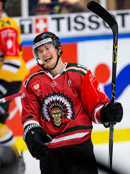 Frölundas Artturi Lehkonen jublar