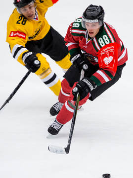 Frölundas Andreas Johnson före Litvinovs Karel Kubat