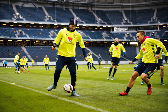 Zlatan Ibrahimovic och Pierre Bengtsson
