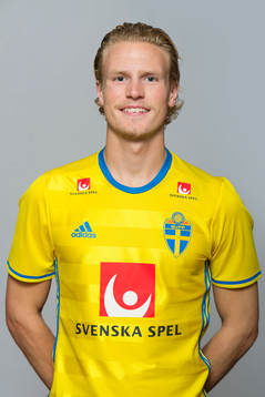 Oscar Hiljemark, spelare i Sveriges fotbollslandslag