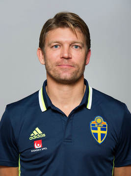 Marcus Allbäck, players manager för Sveriges