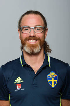 Richard Dahan, sjukgymnast för Sveriges fotbollslandslag