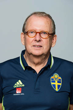 Leif Swärd, läkare för Sveriges fotbollslandslag