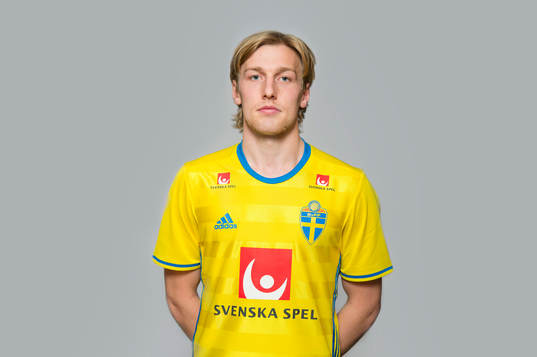 Emil Forsberg, spelare i Sveriges fotbollslandslag