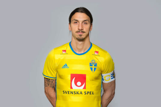 Zlatan Ibrahimovic, spelare i Sveriges fotbollslandslag