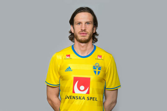 Gustav Svensson, spelare i Sveriges fotbollslandslag