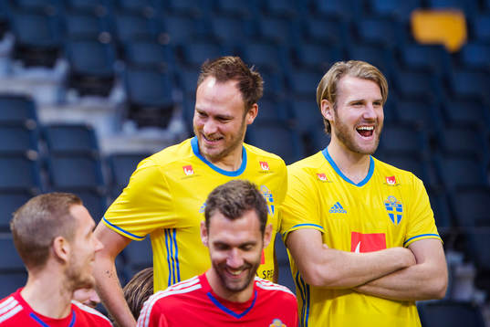 Fr v Robin Olsen, Andreas Granqvist, Andreas Isaksson och