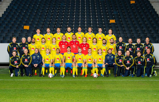 Sveriges fotbollslandslag med ledare