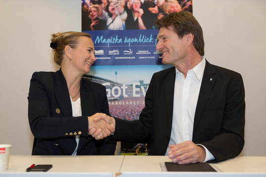 Got Events VD Lotta Nibell och IFK Göteborgs