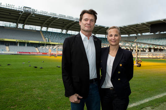 IFK Göteborgs klubbdirektör Martin Kurzwelly och Got