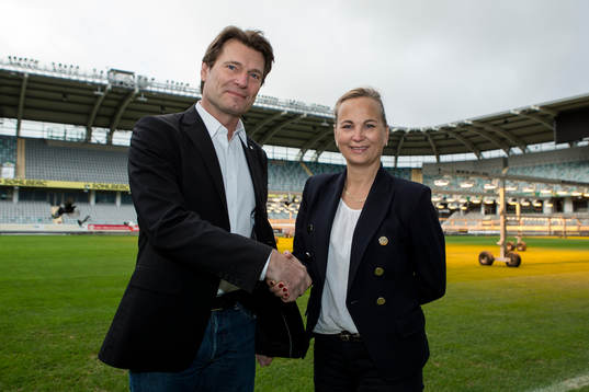 IFK Göteborgs klubbdirektör Martin Kurzwelly och Got