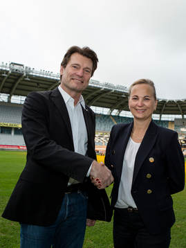 IFK Göteborgs klubbdirektör Martin Kurzwelly och Got