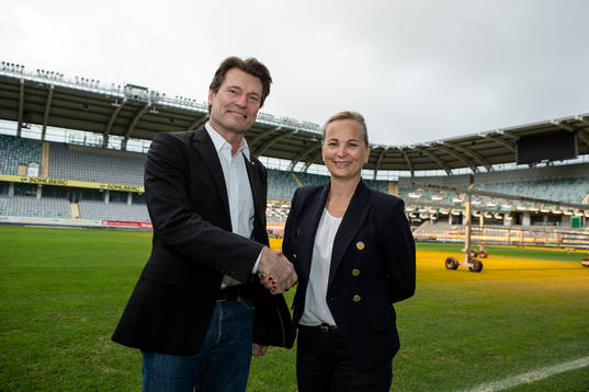 IFK Göteborgs klubbdirektör Martin Kurzwelly och Got