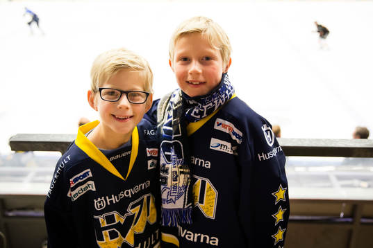 Unga HV71-supportrar
