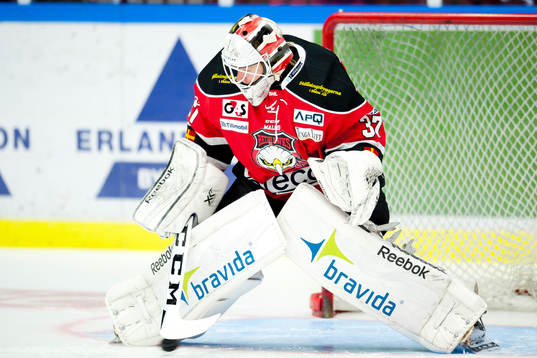 Malmö Redhawks målvakt Jonas Gunnarsson