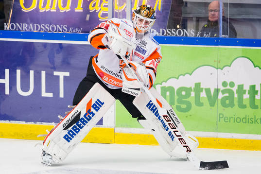 Karlskronas målvakt Linus Fernström