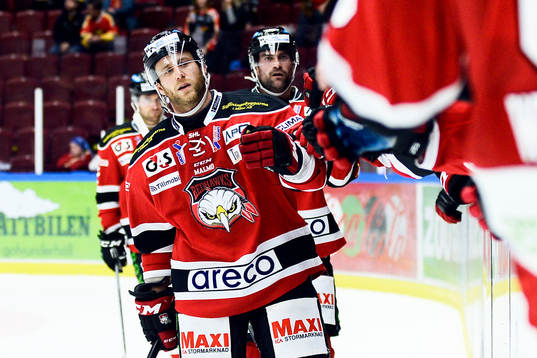Malmö Redhawks Kent McDonell  jublar