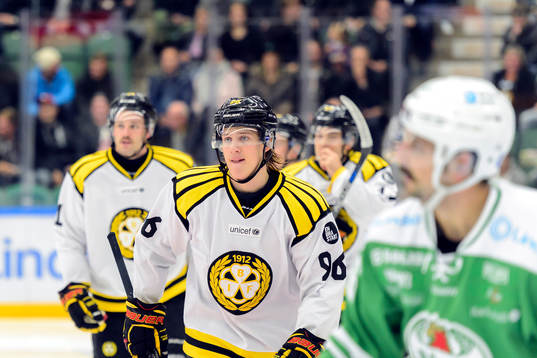 Brynäs Oskar Lindblom jublar