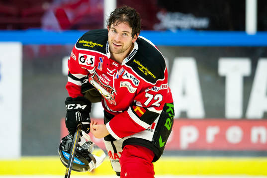 Malmö Redhawks T.J. Galiardi  utan hjälm