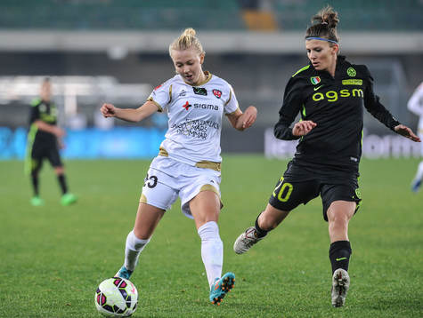 Rosengårds Nathalie Persson och Veronas Claudia Squizzato