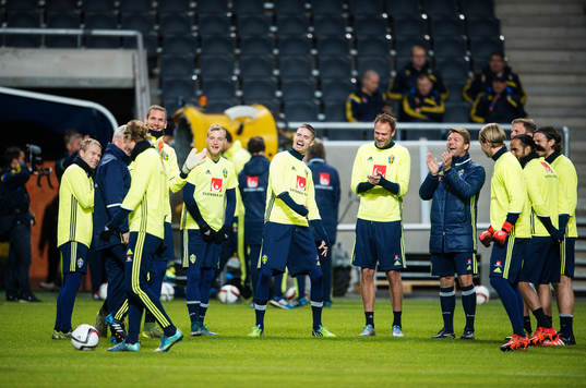 Robin Olsen, John Guidetti, Mikael Lustig, Andreas