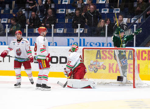 Färjestads Martin Röymark jublar