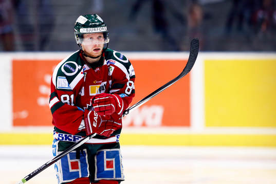 Frölundas Ryan Lasch jublar