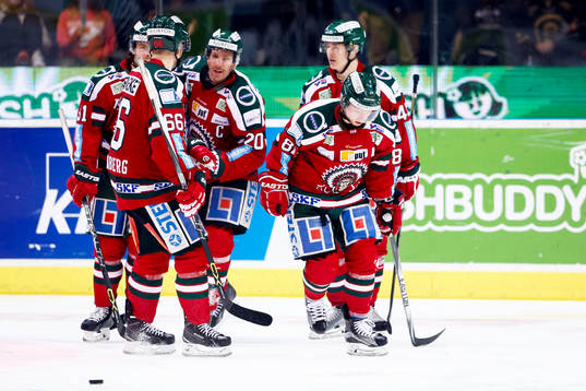 Frölundas Ryan Lasch jublar