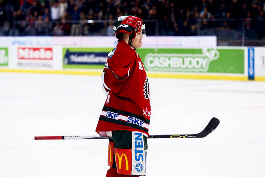 Frölundas Jacob Larsson jublar