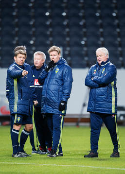 Marcus Allbäck, players manager, Peter Wettergren,