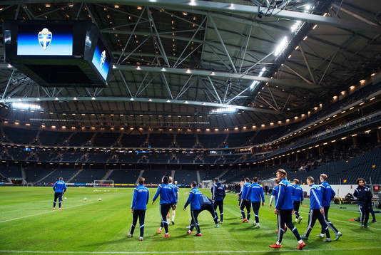Danmarks fotbollslandslag tränar