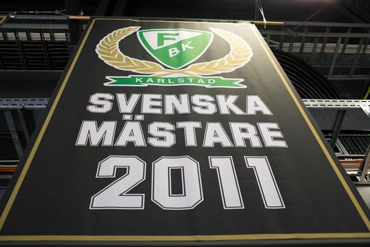 En generell bild av en skylt med text "Svenska mästare