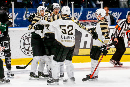 Skellefteås spelare jublar