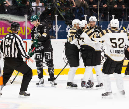 Skellefteås spelare jublar