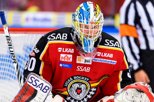 Luleås målvakt Filip Gustafsson