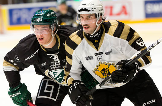Färjestads Joakim Nygård och Skellefteås Fredrik Lindgren