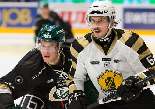 Färjestads Joakim Nygård och Skellefteås Fredrik Lindgren