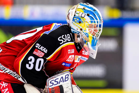 Luleås målvakt Filip Gustafsson