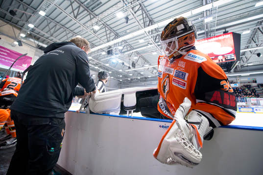 Karlskronas målvakt Linus Fernström