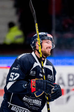 Djurgårdens Mikael Ahlén jublar