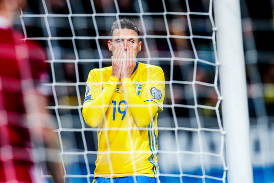 Sveriges Marcus Berg deppar