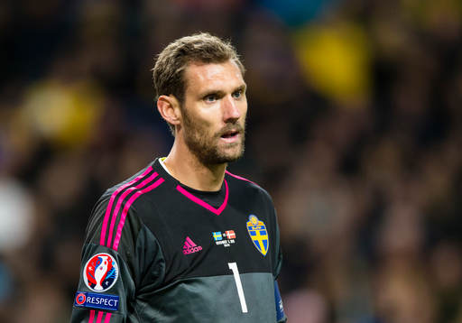 Sveriges målvakt Andreas Isaksson