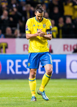 Sveriges Zlatan Ibrahimovic