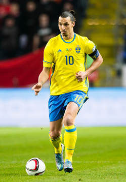 Sveriges Zlatan Ibrahimovic