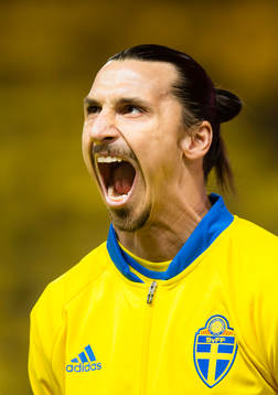 Sveriges Zlatan Ibrahimovic