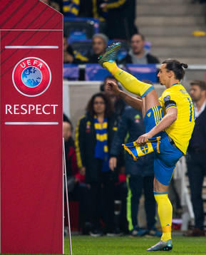Sveriges Zlatan Ibrahimovic